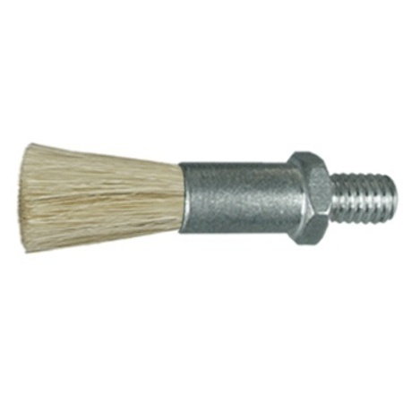 GORDON BRUSH 5/8" D Body Horsehair Fill .093" Orifice Male Thread Flow Thru Brush 901714HH